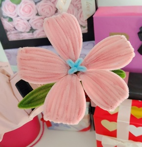 Projets de bricolage : Fils chenille colorés, nettoyeurs de tuyaux, fils pelucheux pour la création de fleurs artisanales - Product Image 4