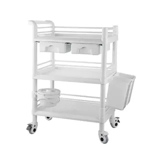 Medical Equipment Stainless Steel Hospital Medical Trolley Hospital Cart Emergeney Cart Emergency Trolley