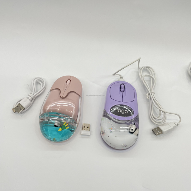 Office Stationery Mouse Creative Plastic Ornaments Mouse Gifts, Various Floating Animals Intelligent Wireless Mouse Wholesale