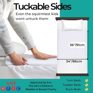 <span class=keywords><strong>2025</strong></span> nóng bán 100% không thấm nước không trượt tuck-in bên <span class=keywords><strong>pad</strong></span> có thể giặt đào tạo miếng đệm tái sử dụng giường <span class=keywords><strong>Pad</strong></span> - Product Image 3