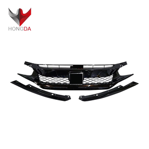 ชุดกระจังหน้ารถยนต์พลาสติก รุ่น 71121-TET-H01GZ สำหรับ <span class=keywords><strong>Honda</strong></span> <span class=keywords><strong>Civic</strong></span> FC1 FC7 <span class=keywords><strong>Typer</strong></span> รุ่นที่ 10 ปี 2016 2017 2018 <span class=keywords><strong>2019</strong></span> - Product Image 2