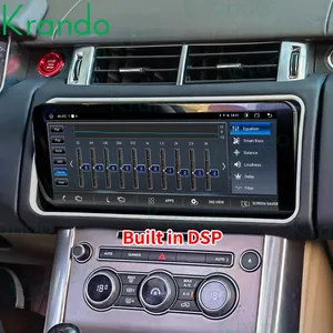 Krando 12.3 "Android 10.0カーラジオCDプレーヤーランドローバーレンジローバースポーツヴォーグL4052013ACエアコンコントロールボード用