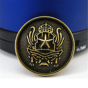 Boutons en alliage de zinc bronze pour vêtements d'extérieur féminins, costumes, manteaux, <span class=keywords><strong>coupe</strong></span>-<span class=keywords><strong>vent</strong></span>, boutons métalliques fantaisie en relief avec motif d'<span class=keywords><strong>aigle</strong></span> - Product Image 6