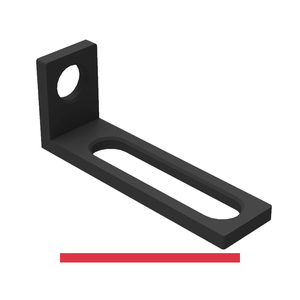 SteelMax GPPH 75x185mm striking square, 15mm thick, <b>28mm</b> holes - Product Image 1