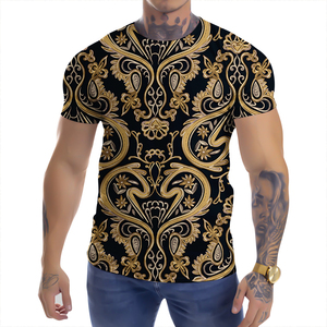 T-Shirt <span class=keywords><strong>Vintage</strong></span> Retrò da Uomo in 100% Poliestere, Nuova Collezione, Vestibilità Regolare per Matrimoni e Feste, Stampa Digitale - Product Image 6