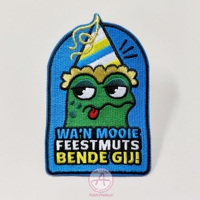 Support thermoscellé Patch de broderie de conception de motif individualisé Crochet et boucle à repasser à coudre Écologique