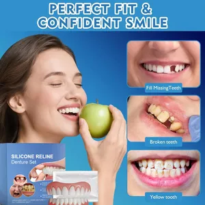 Prótesis Dentales de Silicona de Ajuste Cómodo, Sonrisa Natural, Confianza Instantánea, Cuidado Bucal para Adultos - Product Image 2