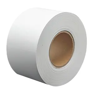 High Quality 80gsm Semi Gloss Self Adhesive Roll Paper Label Sticker In Jumbo Rolls For Shipping Barcode Labels