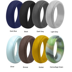 New Design <strong>Men</strong> Silicone <strong>Rings</strong> Size 7-14 Flexible Women Wedding <strong>Rubber</strong> Bands 8mm Silicone Finger <strong>Ring</strong> - Product Image 4