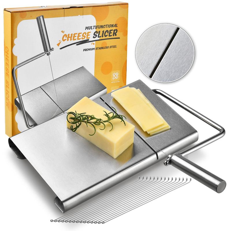 Stainless Steel Cheese Slicer With Scale