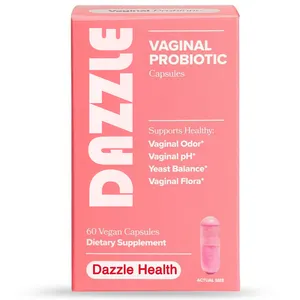 Vaginal Probiotics Capsules PH Balance with Prebiotics Probiotic Blend Women's Healthy Vaginal Odor Flora Probiotic Capsule