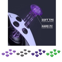 Boutons de couverture de joystick amovibles, bouton analogique d'échange Mod Kit eXtremeRate Thumbstick pour contrôleur PS5 EDGE