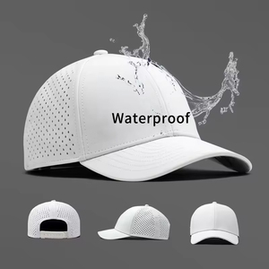 Gorra de Béisbol Impermeable para Hombre, Estilo Club de Golf, con Perforaciones Láser, Cierre a Presión, Gorra Trucker de Alto Rendimiento - Product Image 2