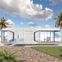 Maison Modulaire en Acier Haute Résistance Style Design Moderne Apple Cabin Maison Capsule Préfabriquée Extérieure Bâtiment de Bureau Centre Commercial