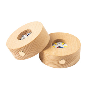 Có thể sạc lại cảm ứng không dây điều khiển vòng LED gỗ đèn cơ sở 8cm 10cm pha lê bằng gỗ đứng Vòng LED cơ sở ánh sáng ban đêm - Product Image 5