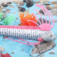 Yxs enfants solide simulation animal marin jouet aviron tremblement de terre serpent de mer dragon roi poisson cognition