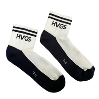 Chaussettes de sport en coton pour hommes, logo personnalisé de haute qualité, respirantes, anti-humidité, coussinées, pour l'entraînement et la course à pied