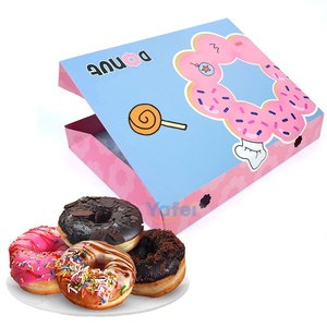 Vente directe d'usine Boîte d'emballage pliable personnalisée pour pâtisserie, dessert, biscuits et beignets - Product Image 2