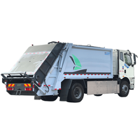 Camion à ordures efficace de 18 tonnes de poids total en ordre nettoié (GVW) avec compacteur automatique pour les services de nuit