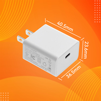 Adaptateur secteur USB Type C 15W Merryking, certifié FCC, best-seller, 5V 2A, prise US, pour petits appareils