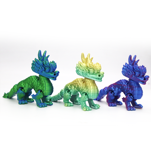 Carino unicorno stampato 3D cavaliere animale artigianato divertente decorazione per la casa con ravvivare <span class=keywords><strong>il</strong></span> drago - Product Image 3