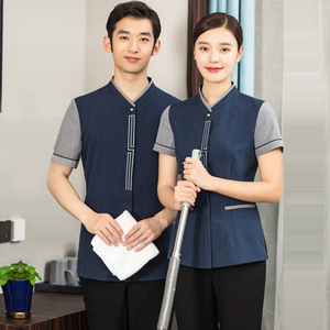 Bộ Đồng Phục Khách Sạn Bộ Áo Dài Và Quần Sạch Hơn Cho Nam Bộ Đồng Phục Nhân Viên Lễ Tân Nhà Hàng - Product Image 1