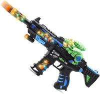 Nouvelle Arme Jouet MP9 Dinosaure Lumineuse pour Enfants avec Effets Sonores et Lumineux, en Plastique, Manuelle, Effet Clignotant
