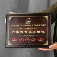 Plaque de récompense en bois Small Bridge, Calendrier de rappel commercial, Plaque en MDF, Plaque de récompense vierge en bois à suspendre