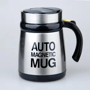 SQ188 Creative Magnetic Rühr becher Elektrischer Edelstahl mischer Langlebiger selbst rührender Whirlpool Auto Mixer Kaffeetasse