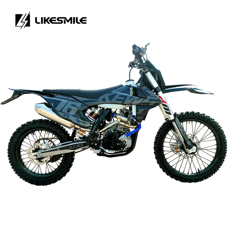 Likesmile KEWS 엔듀로 모토크로스 중국어 4 스트로크 레이싱 오토바이 250cc 먼지 자전거 오프로드 오토바이