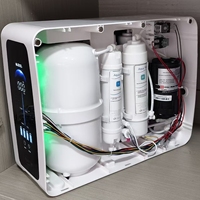 Purificateur d'eau RO sous évier 6 étapes OEM ODM avec réservoir intégré de 2,5 L, affichage TDS et écran tactile intelligent, certifié CE ROHS NSF