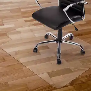 Sıcak tarzı düz renk ofis masası halı aşınmaya dayanıklı yüksek kaliteli ofis koltuğu Mat sert ahşap zemin için