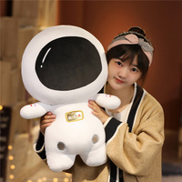Cartoon-Alien-Astronaut Plüschtier Raumfahrer-Roboter Stoffpuppe Weiches Schlafkissen Kuscheltier Geschenk für Jungen