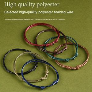 Pulsera <span class=keywords><strong>de</strong></span> Nudos Tejida a Mano Resoul, Pulsera <span class=keywords><strong>de</strong></span> Macramé con Cuerda Trenzada Infinita, Minimalista para Mujeres y Hombres, Regalo <span class=keywords><strong>de</strong></span> <span class=keywords><strong>Amistad</strong></span> - Product Image 3