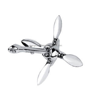 ステンレス鋼316折りたたみ式アンカー タイプ<span class=keywords><strong>A</strong></span> / ボート用折りたたみ式グラップネルアンカー 6kg - Product Image 1