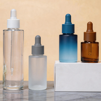 Emballage personnalisé de luxe pour cosmétiques, crème pour la peau, huile essentielle pour les cheveux, sérum, parfum, design carré plat