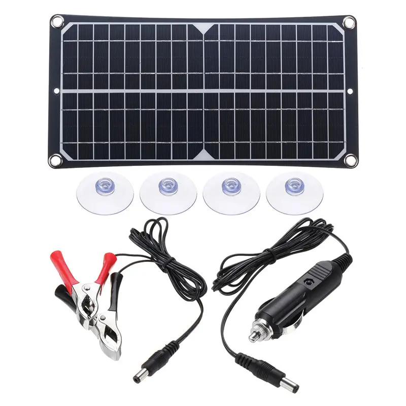 Pannello solare 18V carica batteria solare 10w per kit pannello solare a celle 12V pannelli solari fotovoltaici per casa/campeggio/camper