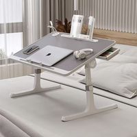 Bureau portable pliable de haute qualité et durable avec design réglable en angle, en MDF, pour le bureau à domicile et les études