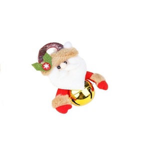 Ensemble d'ornements en peluche de Noël Cloches Père Noël Bonhomme de neige Renne Arbre Décorations Festive Noël Ornements suspendus pour décor de vacances - Product Image 5