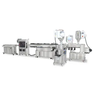 Medical catheter extrusion line Extrusion Line Medical PVC PU PA FEP PEEK pipe extruder