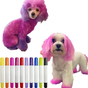 KHY giocattolo temporaneo per animali domestici pastelli colorati gesso peli di cavallo