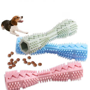 Juguete Masticable para Perros, Barra Hexagonal Divertida con Dispensador de Comida, Juguete para Limpiar los Dientes y Masticar - Product Image 1