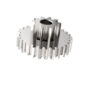 Hxmt บริการเครื่องจักร CNC แบบแม่นยำทำจากโลหะเฟืองคู่มีตัวเลือกพลาสติกและไนลอนสำหรับอุตสาหกรรม - Product Image 1