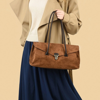 Sacs à bandoulière en cuir véritable pour femmes, sacs à main en cuir véritable pour femmes, logo personnalisé vintage d'usine, mode