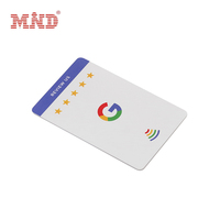 Carte NFC de haute qualité Google Review Card avec impression personnalisée pour la promotion des entreprises