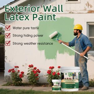 สีอะคริลิคกันน้ำติดผนังเป็นมิตรกับสิ่งแวดล้อมน้ำยาเคลือบและทาสีสำหรับผนังภายนอกบ้าน - Product Image 2