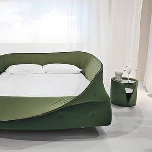 <span class=keywords><strong>Cama</strong></span> Doble Infantil Moderna y Creativa de Diseño, Estilo <span class=keywords><strong>Nido</strong></span> de Pájaro, con Cabecera Alta, Simple, de Tela, Divertida - Product Image 3