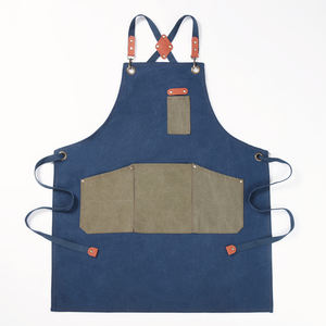 Tablier de <span class=keywords><strong>Chef</strong></span> Personnalisé pour Adulte – Élégant, en Toile de Coton, Imperméable, pour Cuisine, Travail et Jardin, avec Logo Personnalisé – Vente Directe Usine - Product Image 1