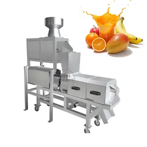 2024 máquina eléctrica Industrial para hacer jugo de frutas y verduras, extractor de exprimidor de trigo y jengibre, trituradora de patatas, máquinas de prensado de filtro