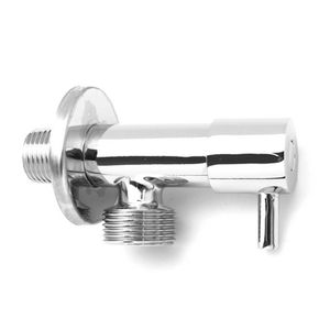 Robinet de cuisine en acier inoxydable au design moderne, eau chaude et froide, avec poignée en alliage de zinc, finition plaquée, pour hôtels - Product Image 1